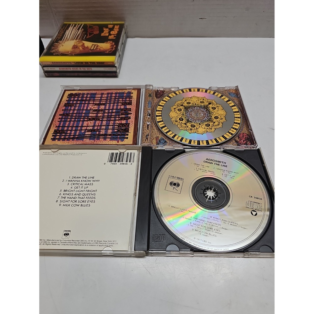 Lot Of 9 Aerosmith CDs Rock - Picture 7 of 11